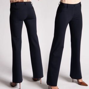 Betabrand Dress Pant Yoga Pants in Navy